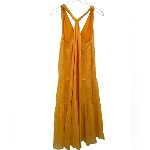NEW FRAME Silk Halter Maxi Dress XS B926 - Picture 5 of 6
